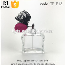 Botella de perfume de cristal decorativa del nuevo diseño 50ml 100ml